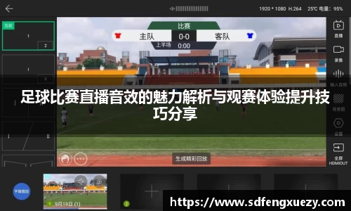 足球比赛直播音效的魅力解析与观赛体验提升技巧分享