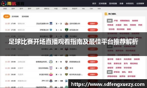 足球比赛开场直播观看指南及最佳平台推荐解析