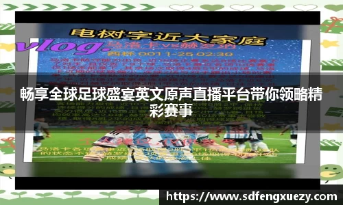 畅享全球足球盛宴英文原声直播平台带你领略精彩赛事