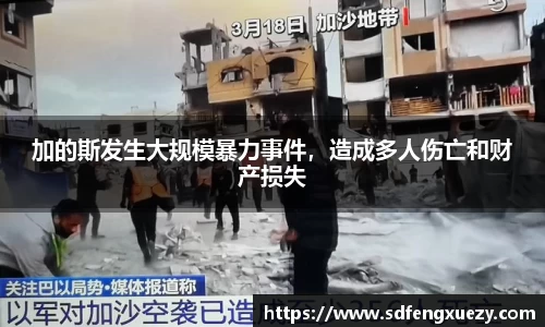 加的斯发生大规模暴力事件，造成多人伤亡和财产损失