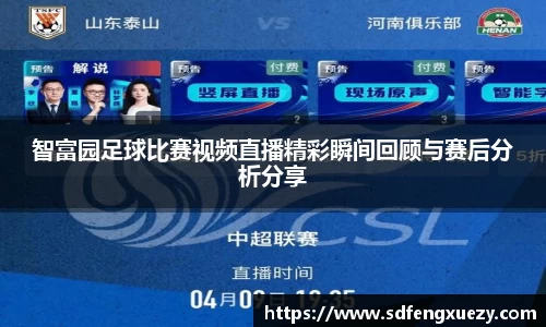 智富园足球比赛视频直播精彩瞬间回顾与赛后分析分享