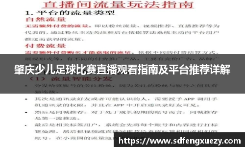 肇庆少儿足球比赛直播观看指南及平台推荐详解